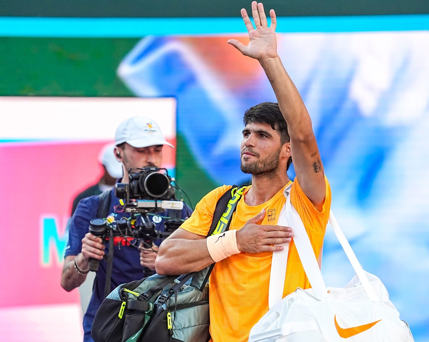 Carlos Alcaraz Debuts Kangaroo Tattoo at Miami Open To Honor Australian Open Win
