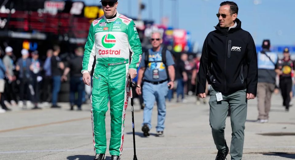 Brad Keselowski Racing Through Injury at Darlington Raceway