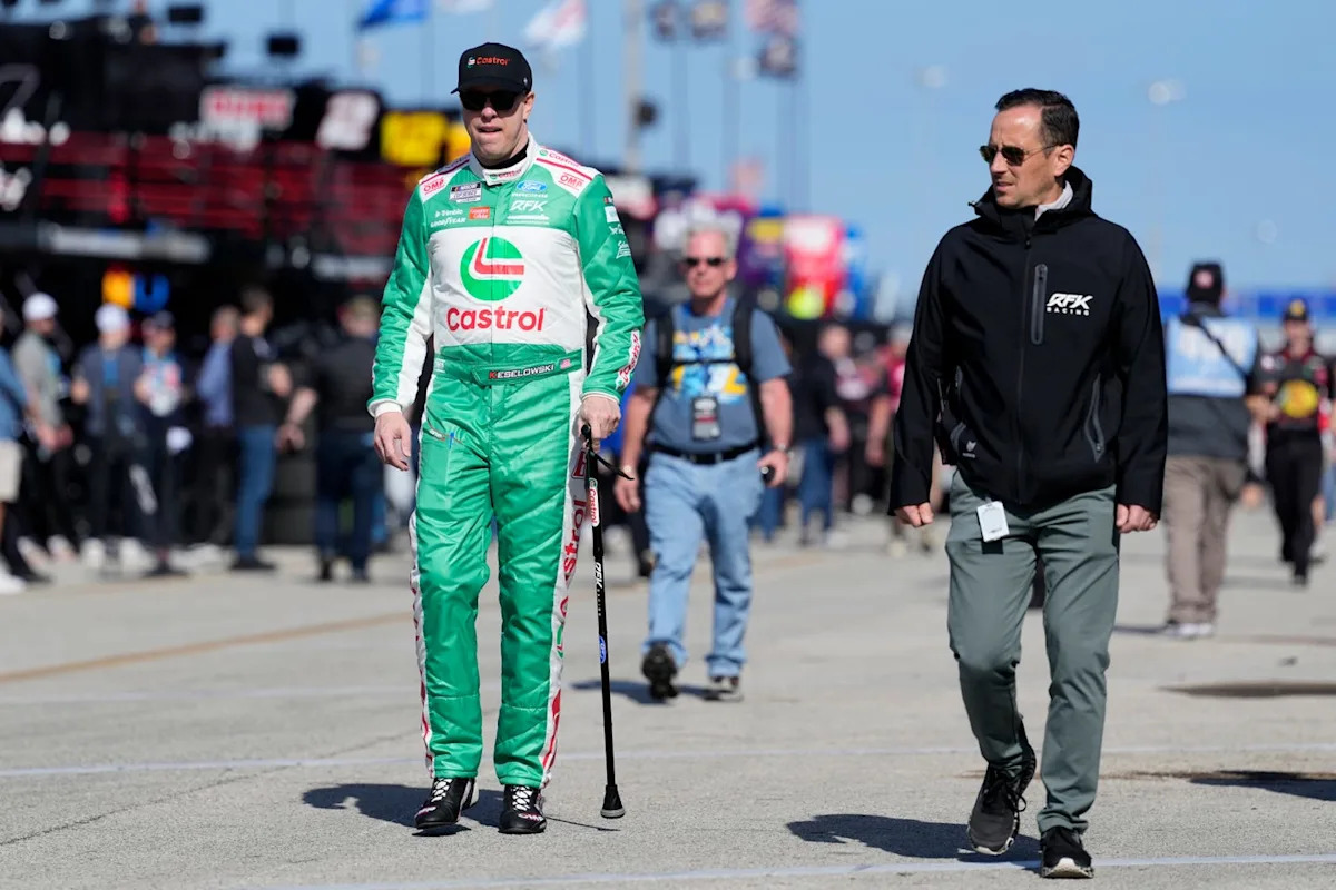 Brad Keselowski Racing Through Injury at Darlington Raceway