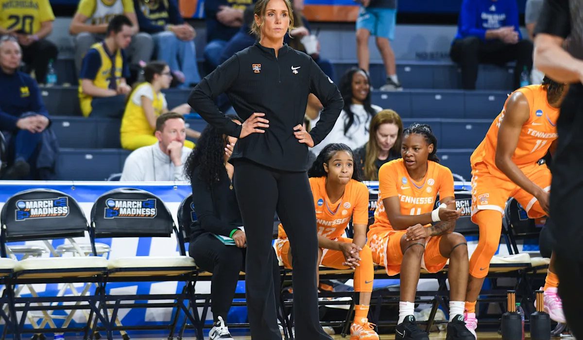 Tennessee fizzles out of NCAA tournament after a winless March, searching for answers and an identity