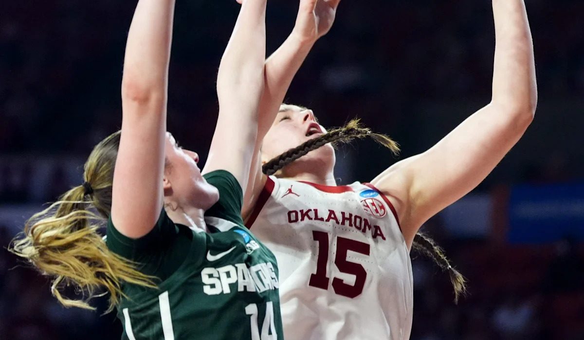 Oklahoma Sooners earn 77-71 win over Michigan State Spartans