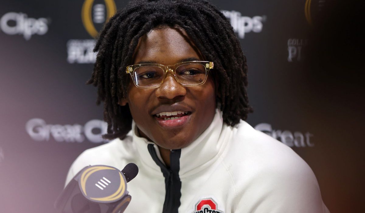 Everything Jeremiah Smith Said After Saturday’s Ohio State Spring Practice