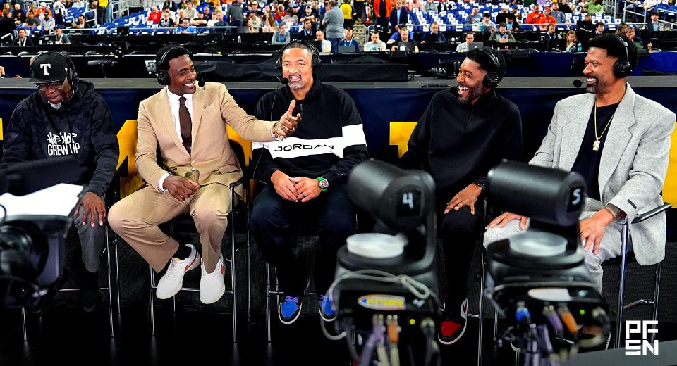Jalen Rose Sends 3-Word Message Celebrating Fab Five Reunion During Michigan’s Final Four Victory
