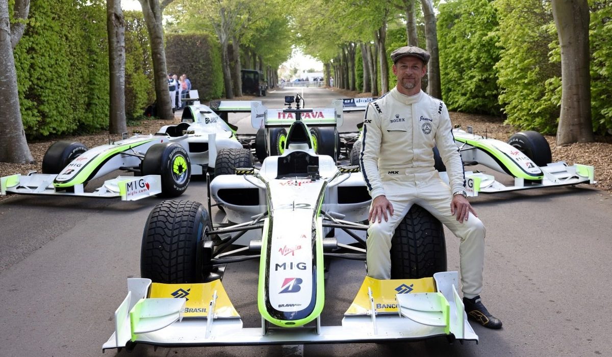 Jenson Button reflects on “emotional” reunion with title-winning Brawn GP F1 car at Goodwood