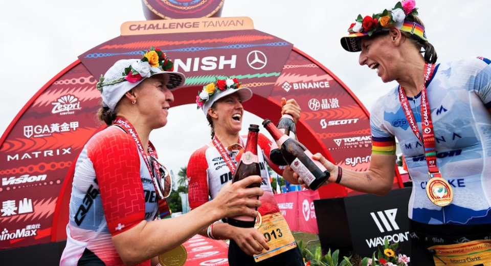 Kieran Storch and Julie Derron steal the show at world’s largest triathlon: Challenge Taiwan