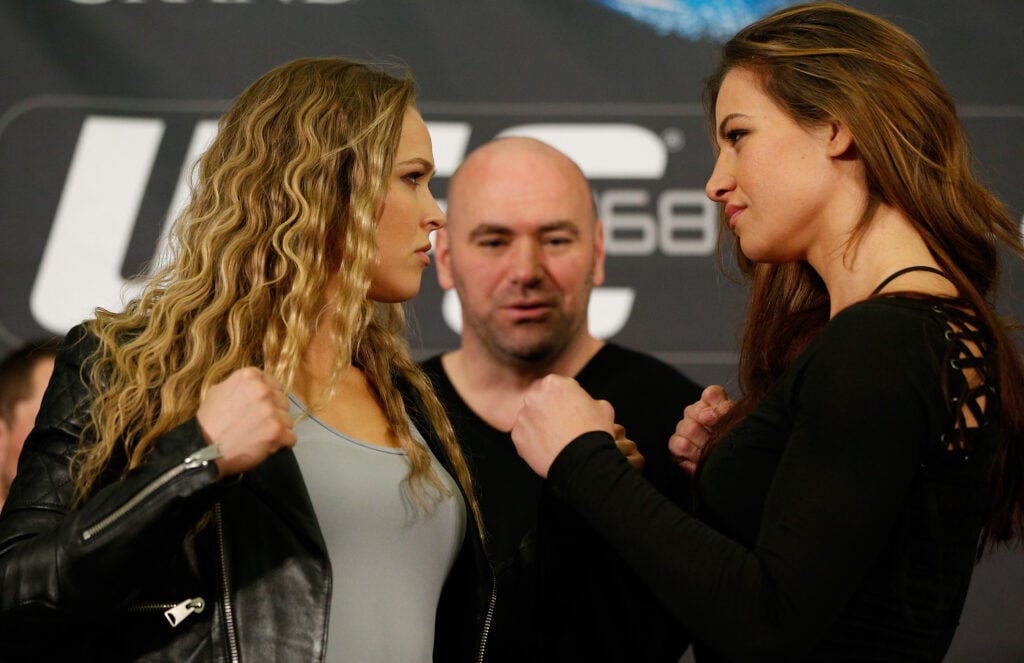 ‘I’m so grateful’… Miesha Tate reflects on Ronda Rousey beef after rival’s 17-second comeback win