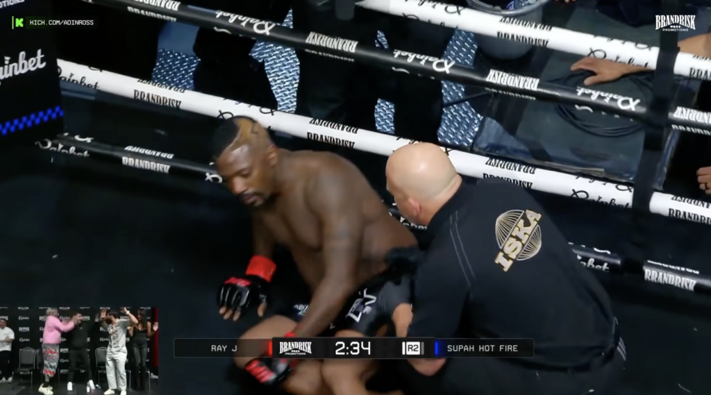 Ray J suggests his opponent abandoned ‘plan’ by brutally knocking him out