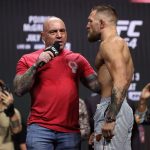 Shavkat Rakhmonov returns to contact training months after being spotted on crutches