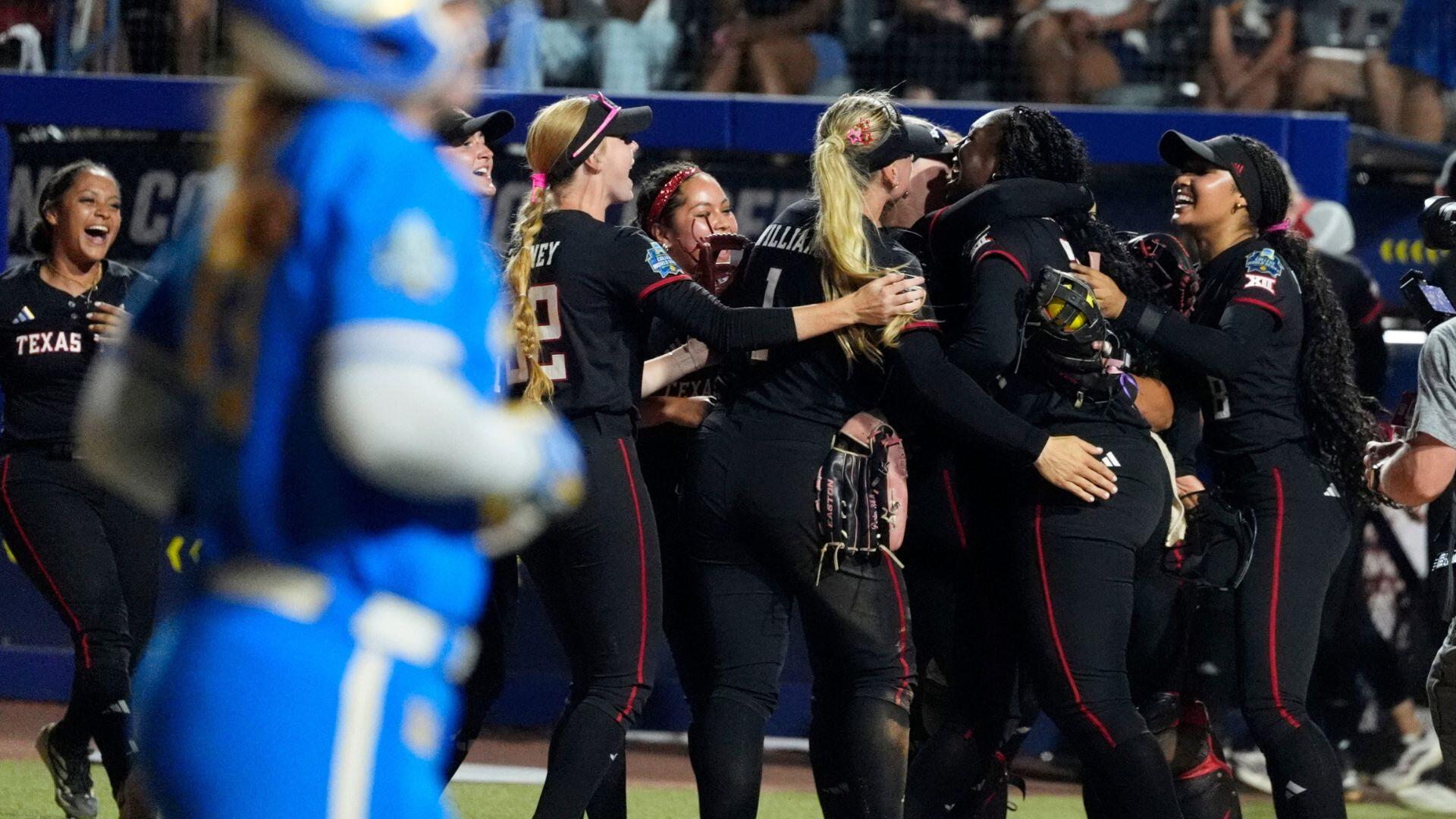 2026 Women’s College World Series: Texas Tech tops UCLA in 9 innings to reach semifinals; Texas also advances