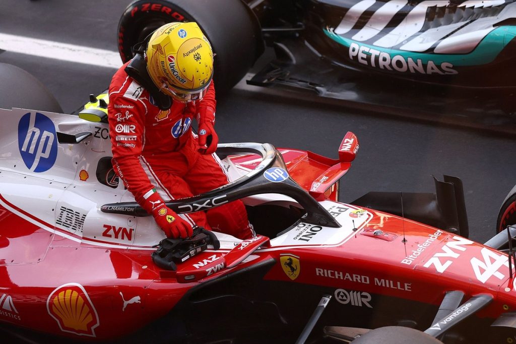 “You helped me achieve this dream” Lewis Hamilton’s emotional message on first Ferrari GP win