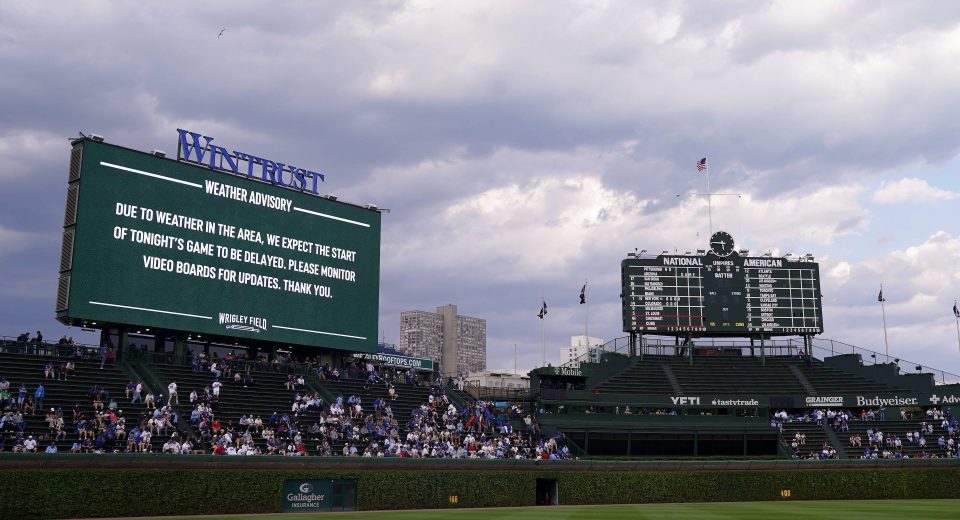 Tigers-Cubs start time: Rain delay updates from Wrigley Field on July 20