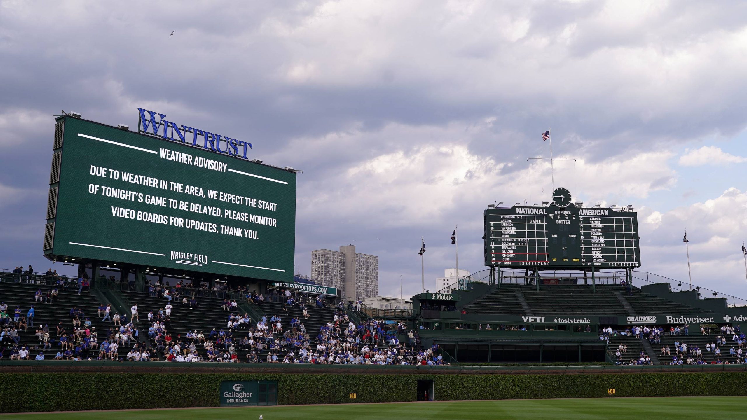 Tigers-Cubs start time: Rain delay updates from Wrigley Field on July 20