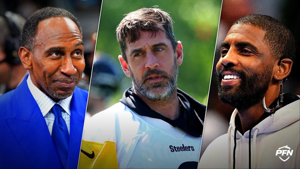 ‘You Are Not a Coward’ — Aaron Rodgers Shouts Out ESPN’s Stephen A Smith for Being ‘Man Enough’ to Apologize to Kyrie Irving