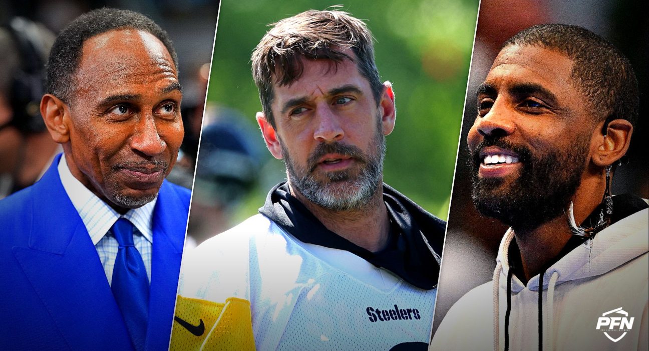 ‘You Are Not a Coward’ — Aaron Rodgers Shouts Out ESPN’s Stephen A Smith for Being ‘Man Enough’ to Apologize to Kyrie Irving
