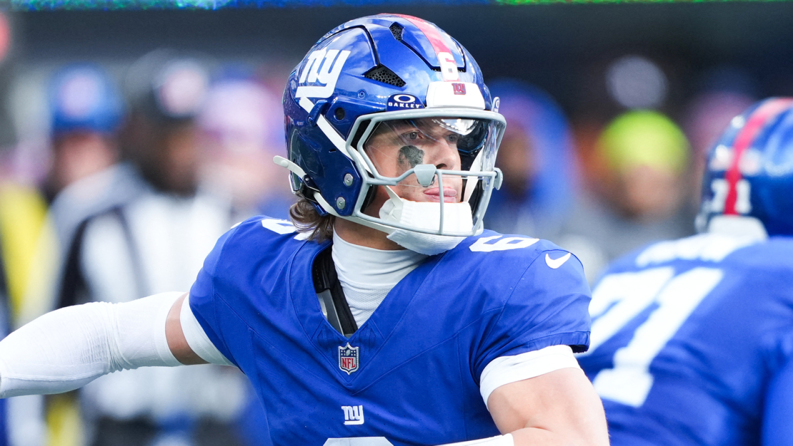 Why Jaxson Dart was seemingly mad with Giants at the start of training camp
