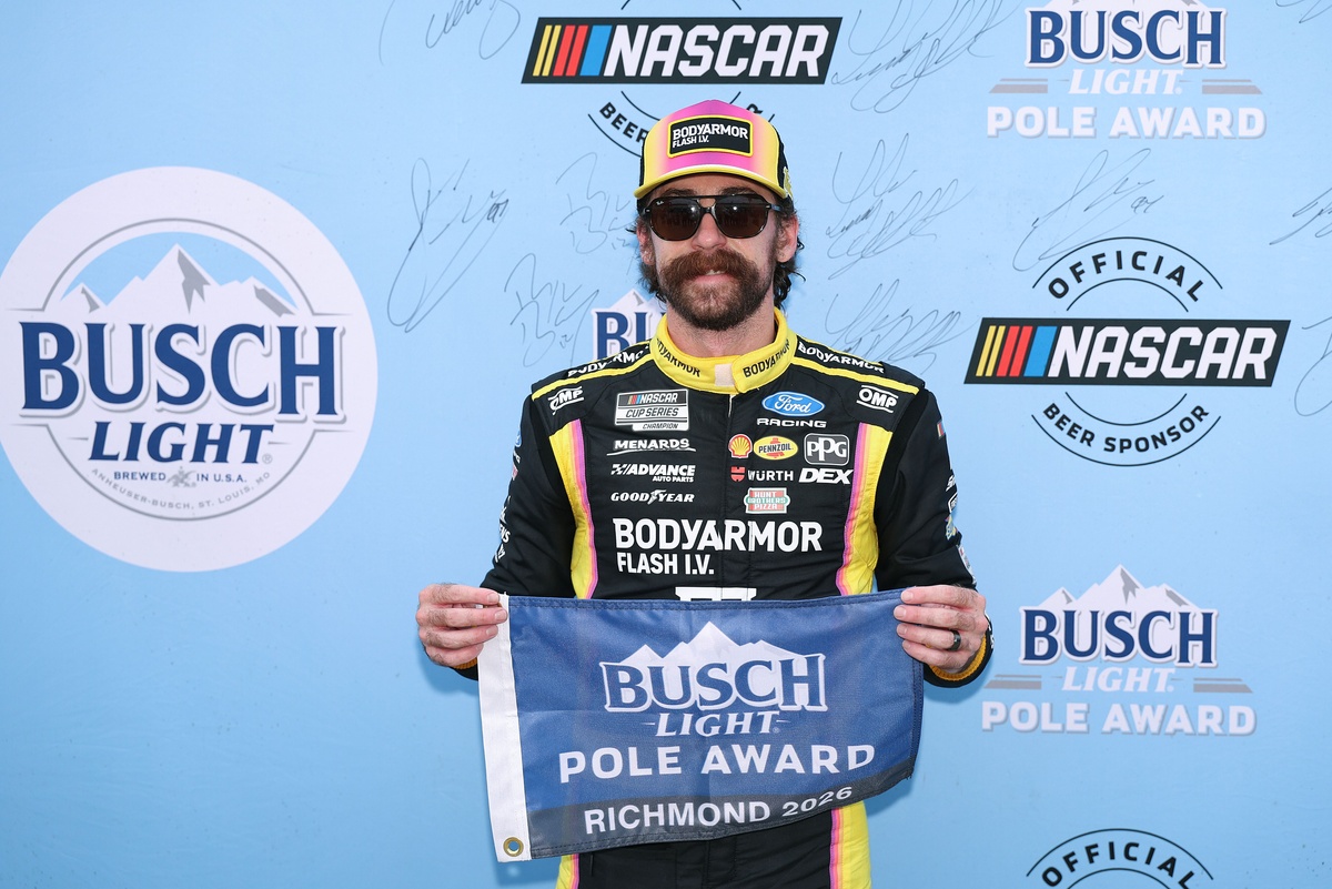 NASCAR Cup Richmond starting lineup: Ryan Blaney takes pole position