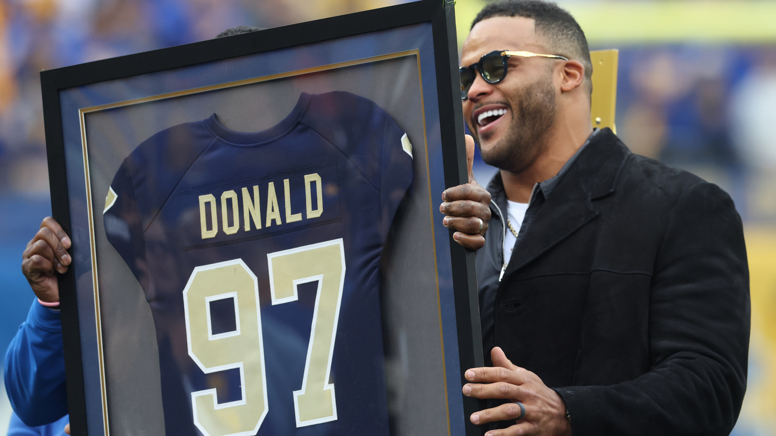 Rams GM Les Snead, Myles Garrett open up about potential Aaron Donald return