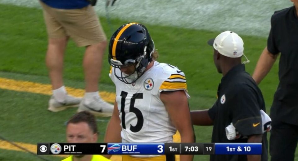 WR Ben Skowronek Injured Against Bills