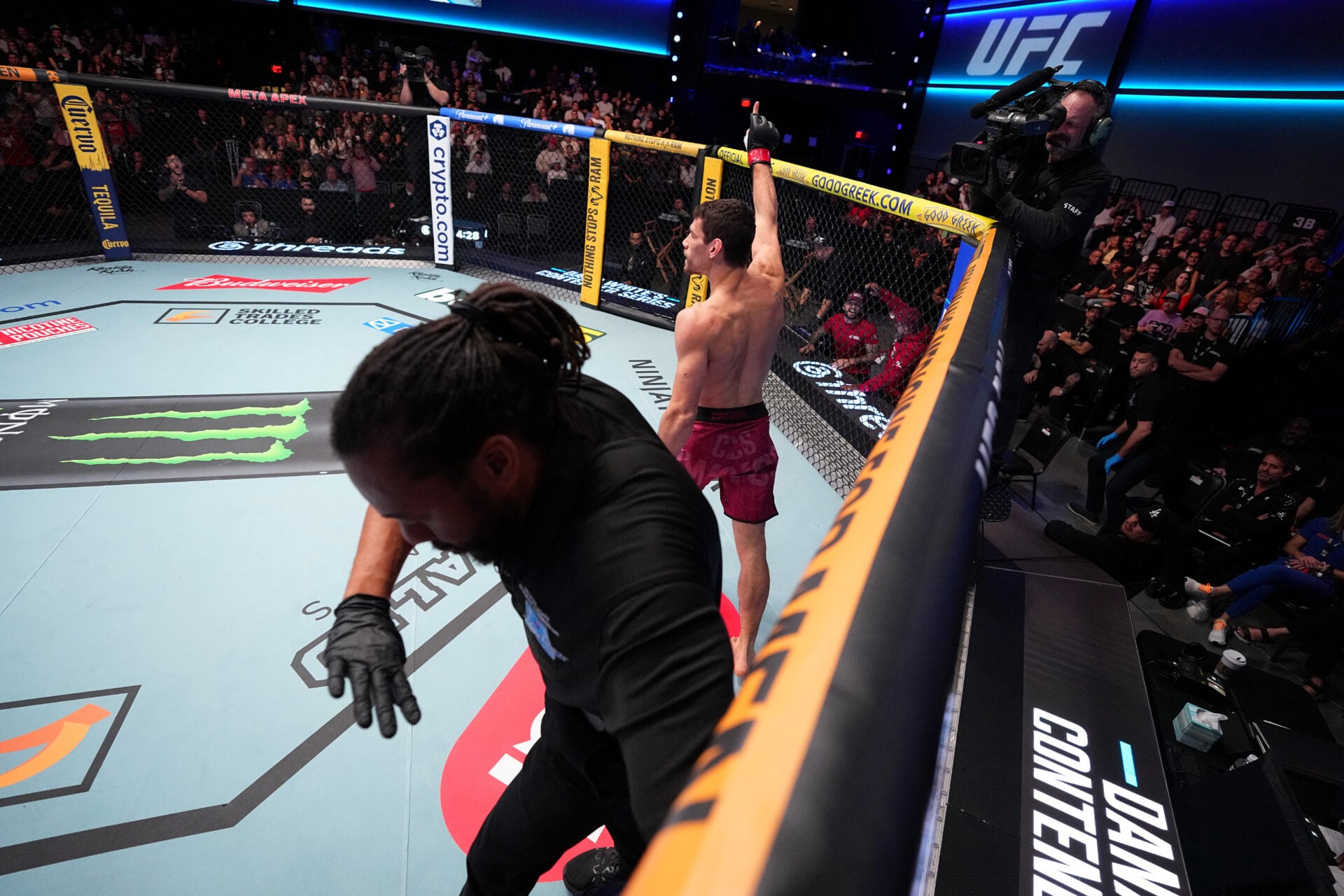 Referee Herb Dean is under fire again after making two mistakes on DWCS: ‘Becoming a problem’