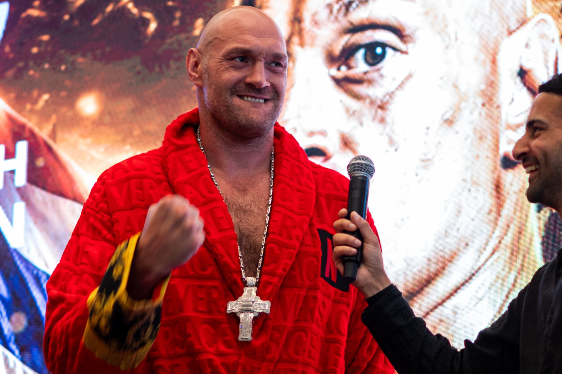 Tyson Fury woken up for first drug test just hours before first face-off with Anthony Joshua