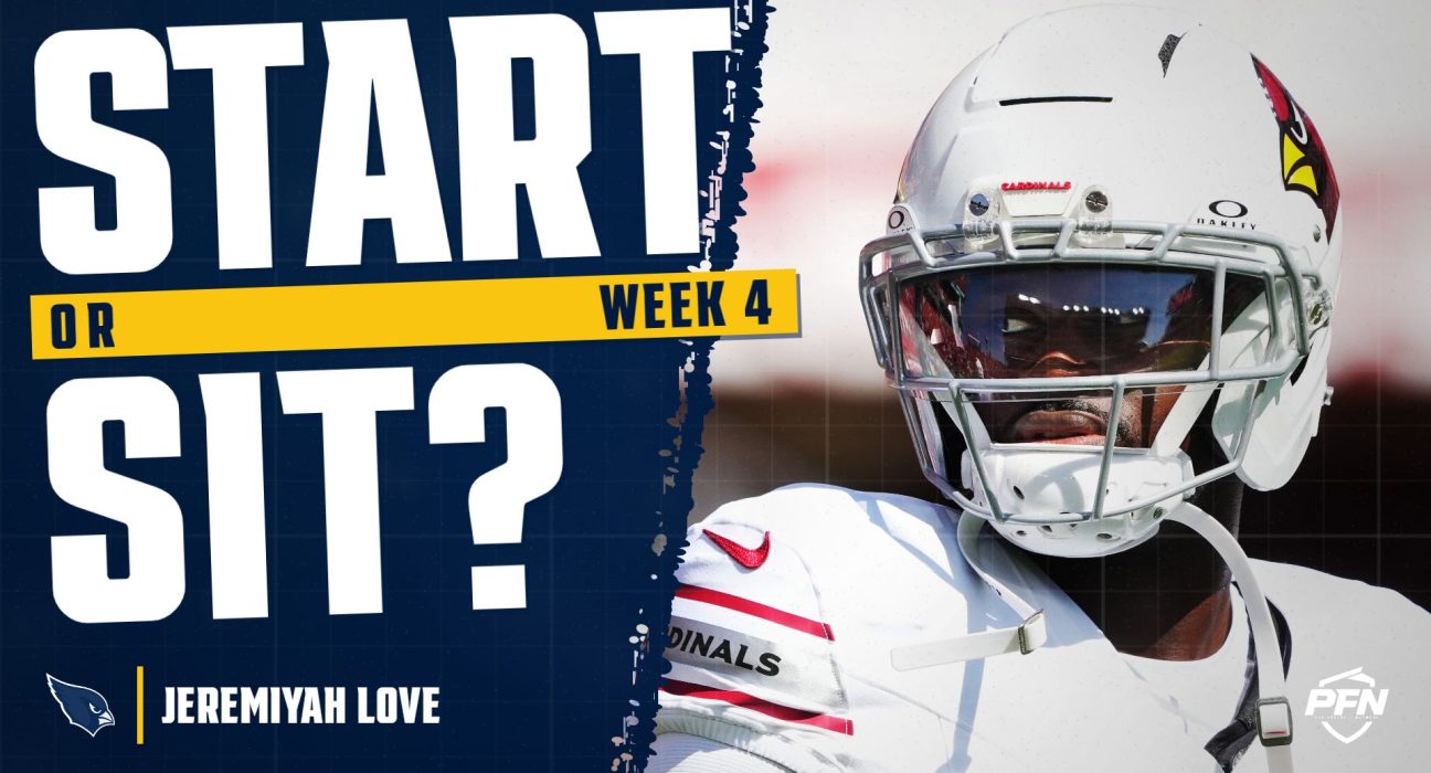 Jeremiyah Love Fantasy Week 4 Start or Sit: Fringe RB1 Against a Leaky Front