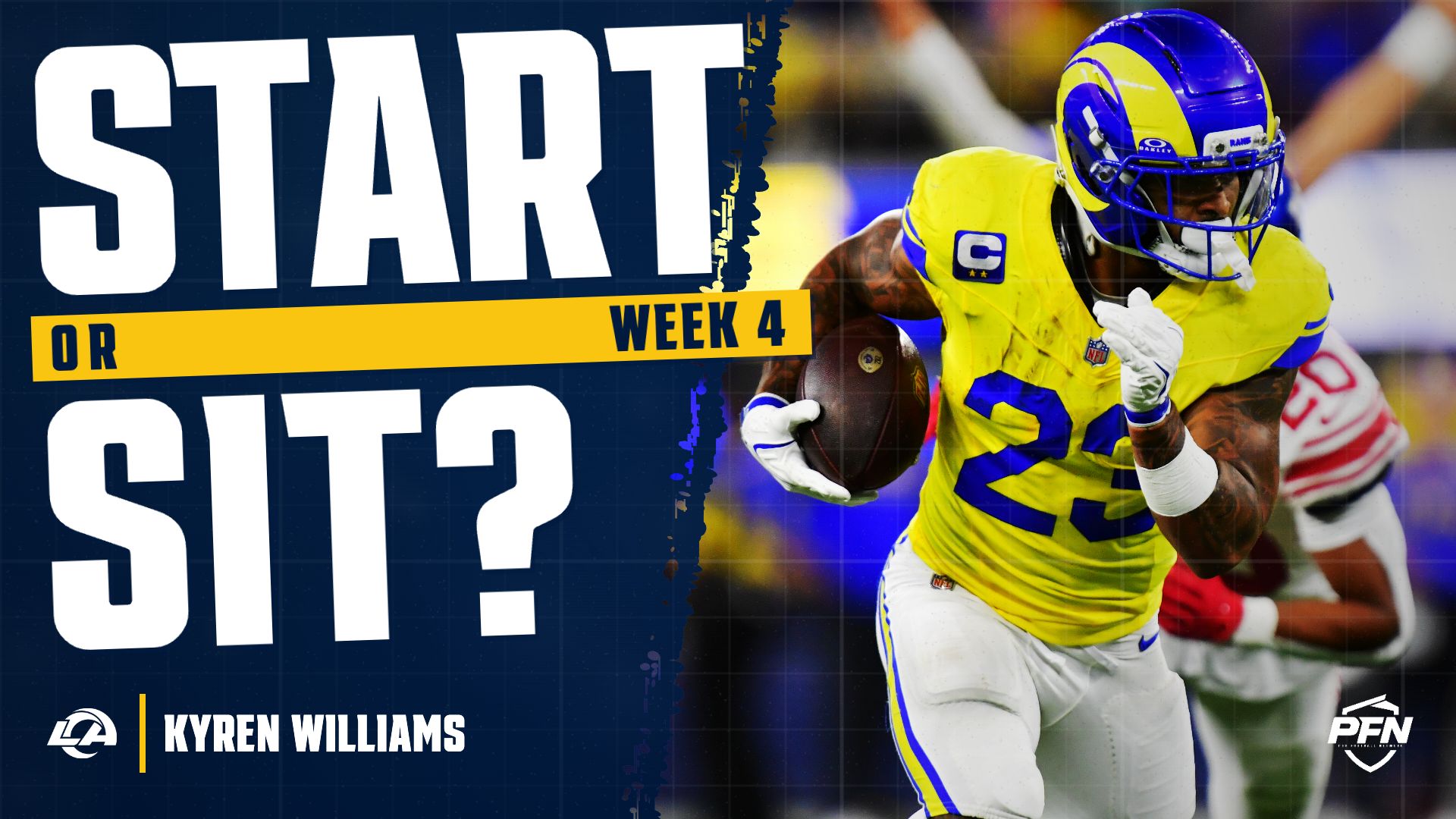 Kyren Williams Fantasy Week 4 Start or Sit: A Comfortable RB2 With a Capped Ceiling