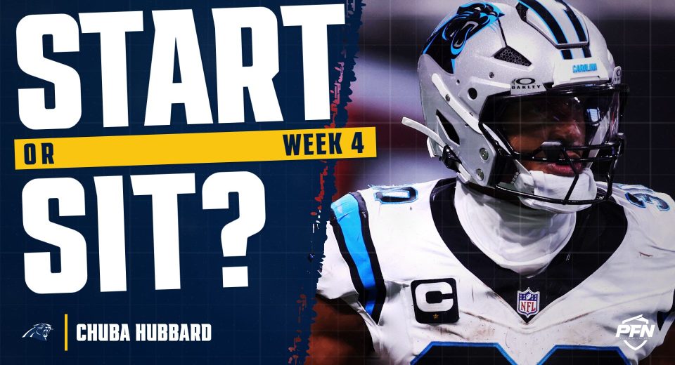 Chuba Hubbard Fantasy Week 4 Start or Sit: Four Straight Top 15 Finishes Is the Bet
