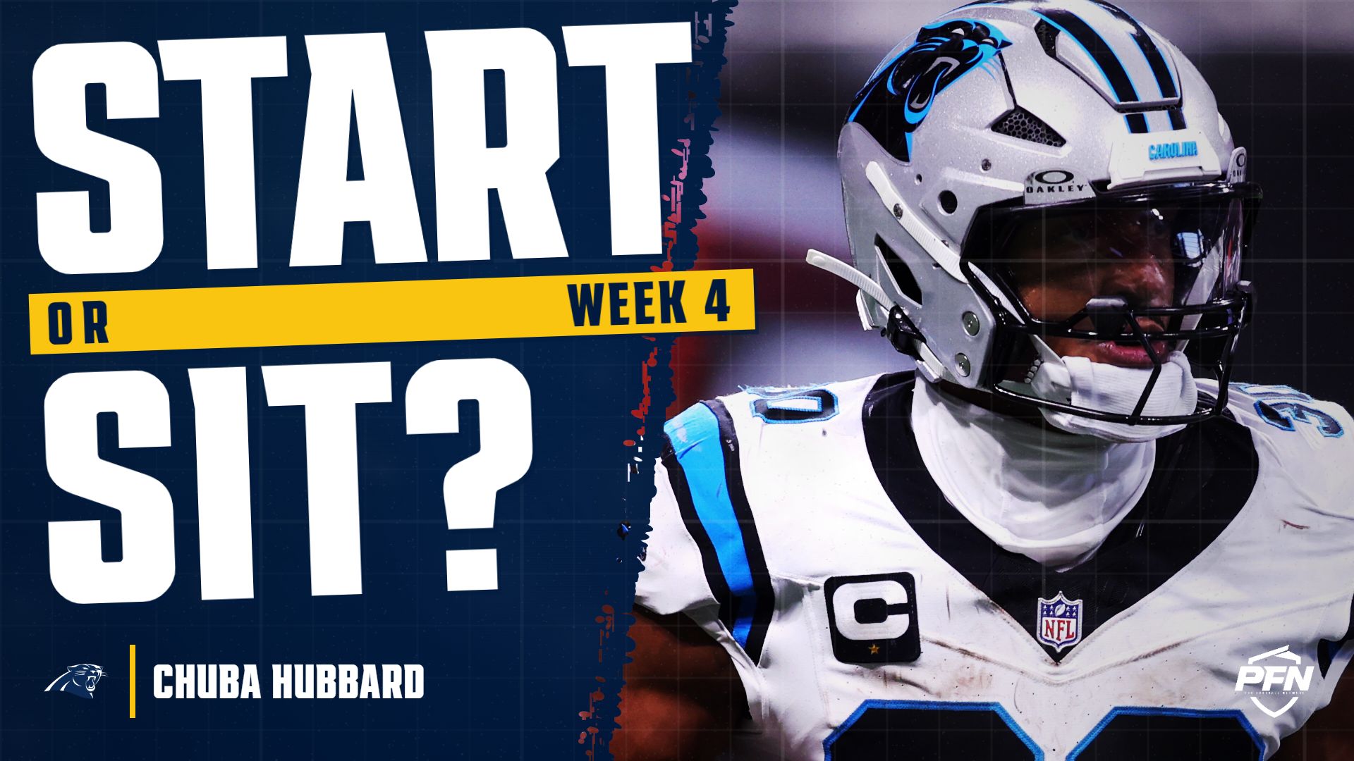 Chuba Hubbard Fantasy Week 4 Start or Sit: Four Straight Top 15 Finishes Is the Bet