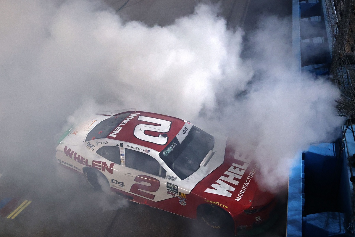 Jesse Love barely holds off Sam Mayer for NASCAR O’Reilly win at Phoenix