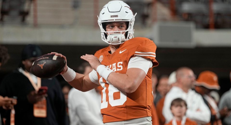 College football score predictions for Week 8, 2026: Model backs Texas (-3.5) against Ole Miss